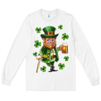 St Patricks Elf Long Sleeve Tee | Teevron