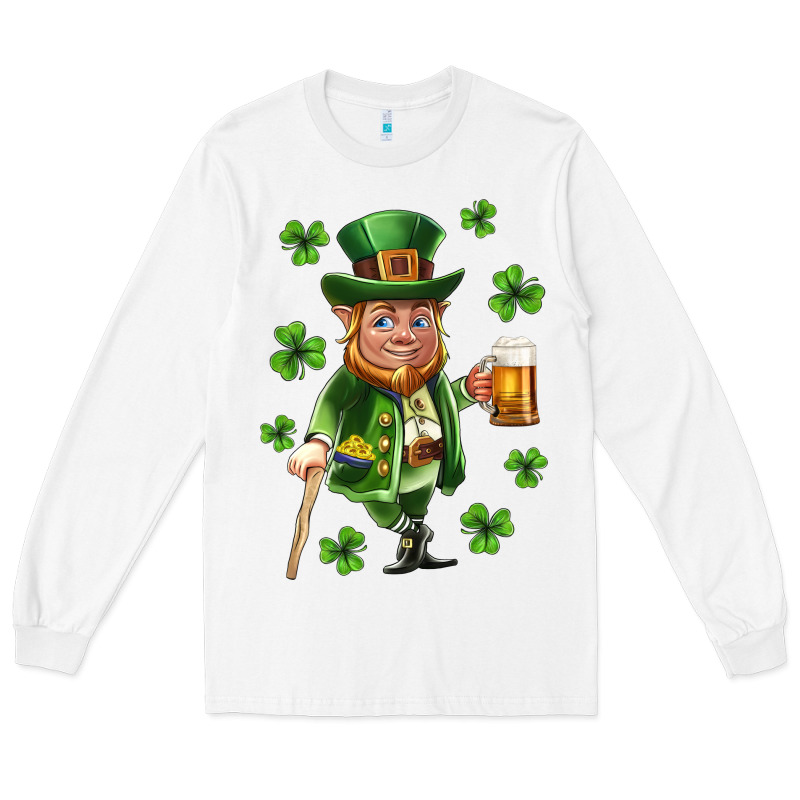 St Patricks Elf Long Sleeve Tee by Neo Western | Teevron