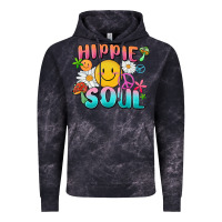 Cloud Black hippie soul Vintage Hoodie - MaliasSmallBusiness