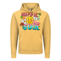 Vintage Mustard hippie soul Vintage Hoodie - MaliasSmallBusiness