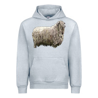 Heather Grey lincoln sheep Urban Hoodie - LillyAllenDesigns