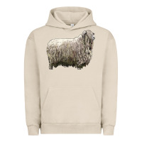 Pigment French Oak lincoln sheep Urban Hoodie - LillyAllenDesigns