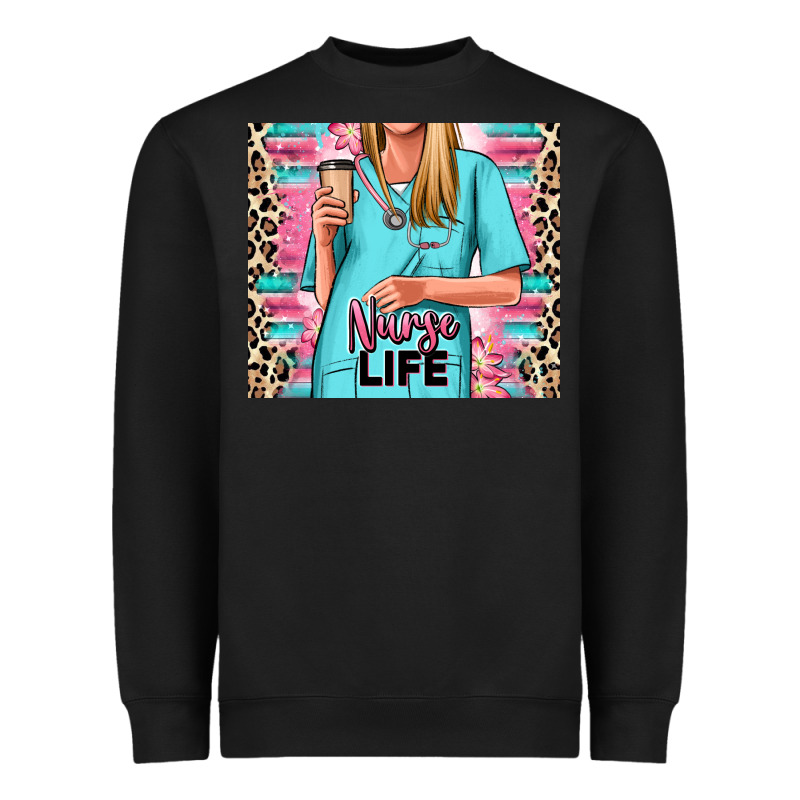 Nurse Life Blonde Woman Heavyweight Sweatshirt by RanaPortraitStore | Teevron