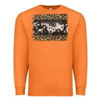 Carrot leopard cowhide pattern background Premium Sweatshirt - Jasminsmagicworld