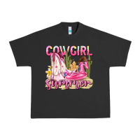 Pigment Black cowgirl summer Urban Heavy Tee - texasbilliewilder