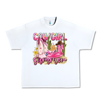 White cowgirl summer Urban Heavy Tee - texasbilliewilder