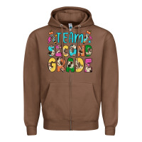Chestnut team second grade Zipper Hoodie - JahusDesignShop