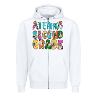 White team second grade Zipper Hoodie - JahusDesignShop