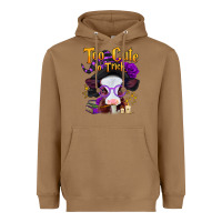 Toasted Coconut too cute to trick halloween baby calf Heavyweight Hoodie - Jasminsmagicworld