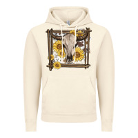 Vintage Artic western bull skull Vintage Hoodie - MaliasSmallBusiness
