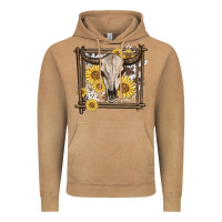 Vintage Camel western bull skull Vintage Hoodie - MaliasSmallBusiness