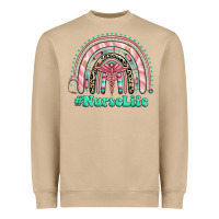 Mushroom nurse life rainbow Heavyweight Sweatshirt - RanaPortraitStore