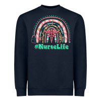 Navy nurse life rainbow Heavyweight Sweatshirt - RanaPortraitStore