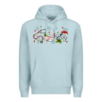 Blue Mist christmas nurse Premium Hoodie - MaliasSmallBusiness