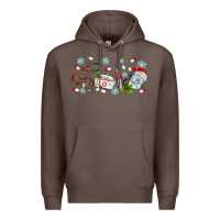 Coffee christmas nurse Premium Hoodie - MaliasSmallBusiness