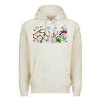Oatmeal Heather christmas nurse Premium Hoodie - MaliasSmallBusiness