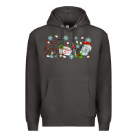 Smoke christmas nurse Premium Hoodie - MaliasSmallBusiness