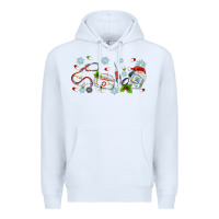 White christmas nurse Premium Hoodie - MaliasSmallBusiness