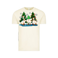 Vintage Arctic christmas duck Vintage Tee - Zillion Design Studio