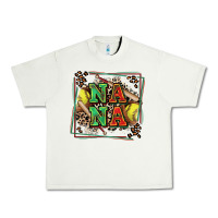 Pistachio softball nana with leopard Urban Heavy Tee - Zillion Design Studio