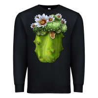 Black blossfeldia cacti Premium Sweatshirt - LillyAllenDesigns
