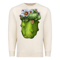 Sandshell blossfeldia cacti Premium Sweatshirt - LillyAllenDesigns