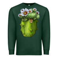 Sports Green blossfeldia cacti Premium Sweatshirt - LillyAllenDesigns