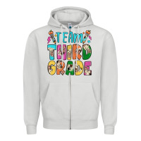 Dove Grey team third grade Zipper Hoodie - JahusDesignShop