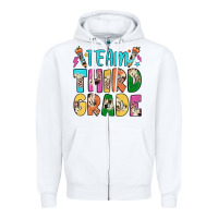 White team third grade Zipper Hoodie - JahusDesignShop