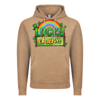 Vintage Coffee lucky charm Vintage Hoodie - MaliasSmallBusiness
