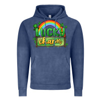 Vintage Denim lucky charm Vintage Hoodie - MaliasSmallBusiness