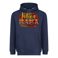 Navy latina mama Heavyweight Hoodie - Jasminsmagicworld