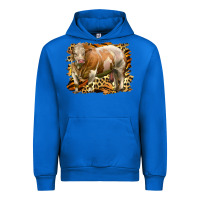 Cobalt western simmental bull Urban Hoodie - LillyAllenDesigns