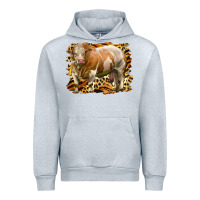 Heather Grey western simmental bull Urban Hoodie - LillyAllenDesigns