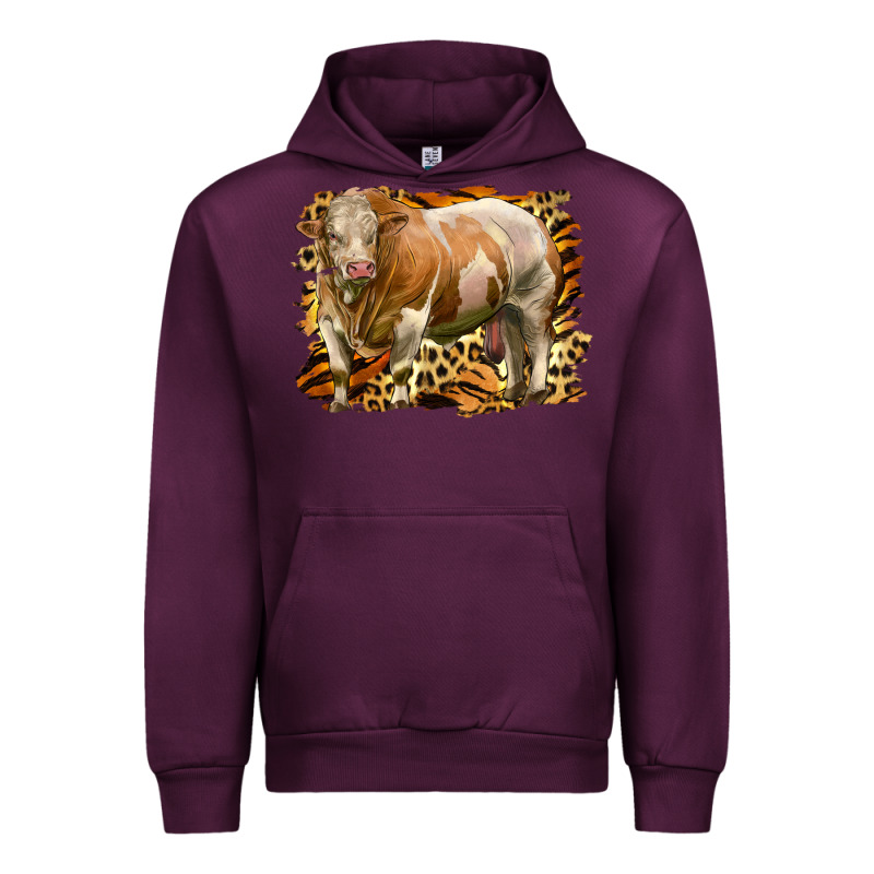 Western Simmental Bull Urban Hoodie by LillyAllenDesigns | Teevron