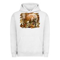 Pigment Lunar Rock western simmental bull Urban Hoodie - LillyAllenDesigns