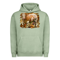 Pigment Oil Green western simmental bull Urban Hoodie - LillyAllenDesigns