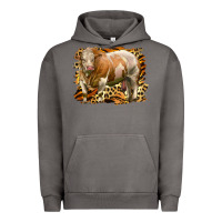 Pigment Tornado western simmental bull Urban Hoodie - LillyAllenDesigns