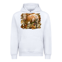 White western simmental bull Urban Hoodie - LillyAllenDesigns