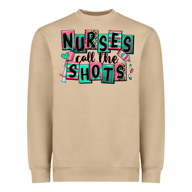 Nurses Call The Shots Heavyweight Sweatshirt by RanaPortraitStore | Teevron