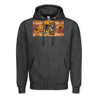 Charcoal Heather leopard cross butterfly sunflower Zipper Hoodie - JahusDesignShop