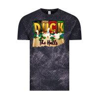 Cloud Black christmas duck the halls Vintage Tee - Zillion Design Studio