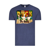 Vintage Denim christmas duck the halls Vintage Tee - Zillion Design Studio