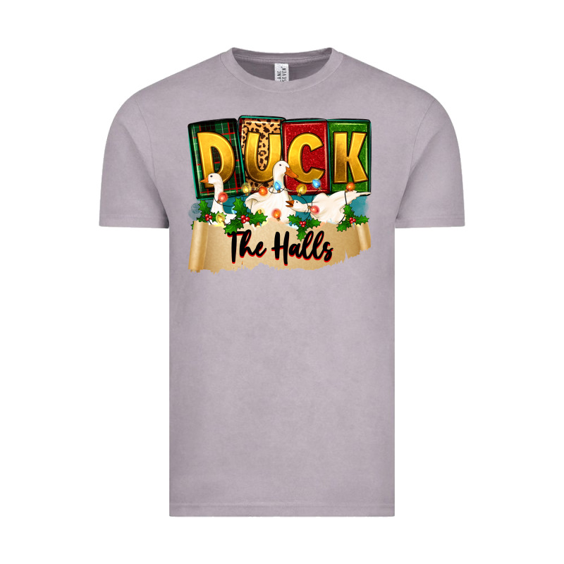 Christmas Duck The Halls Vintage Tee by Zillion Design Studio | Teevron