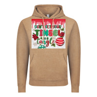 Vintage Coffee don't get your tinsel in a tangle Vintage Hoodie - MaliasSmallBusiness