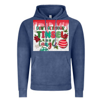 Vintage Denim don't get your tinsel in a tangle Vintage Hoodie - MaliasSmallBusiness
