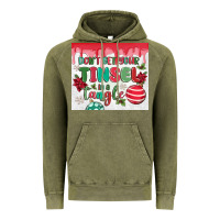 Vintage Olive don't get your tinsel in a tangle Vintage Hoodie - MaliasSmallBusiness
