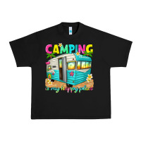 Black camping is my happy place Urban Heavy Tee - texasbilliewilder