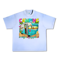 Grape Ice camping is my happy place Urban Heavy Tee - texasbilliewilder