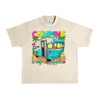 Sandshell camping is my happy place Urban Heavy Tee - texasbilliewilder